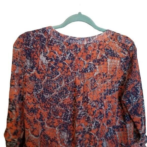 Collective Concepts Womens Sz SP Multicolor Geometric Long Sleeve Button Up... - Picture 5 of 8